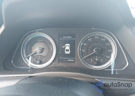 2021 Hyundai Sonata Hybrid Blue from USA, damaged, VIN KMHL24JJ1MA033199